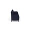 Lesro Siena Lounge Reception 4 Seat Tandem Seating, Black, OH Navy Upholstery SN4103 - alternate 3
